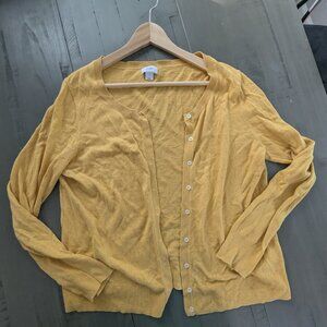 Old Navy Mustard Cardigan